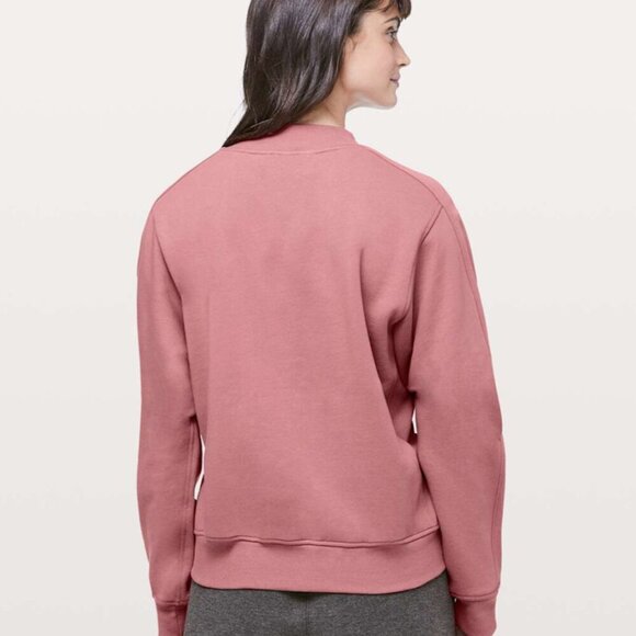 Lululemon - sz 10 - Chill On Pullover in Quicksand (Mauve Pink), Terry Sweatshir - Picture 11 of 12